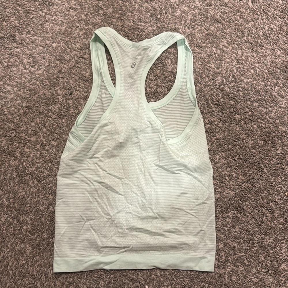 Mint lululemon swiftly tech racer back race length